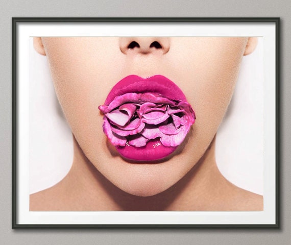 Flower Photography Living Room Photo Art Print Lips Decor Pink Lips Wall Art Home Decor Large Wall Art Lips Art Print Close Up Flower Photography Living Room Photo Art Print Lips Decor Pink Lips Wall Art Home Decor Large Wall Art Lips Art Print Close Up