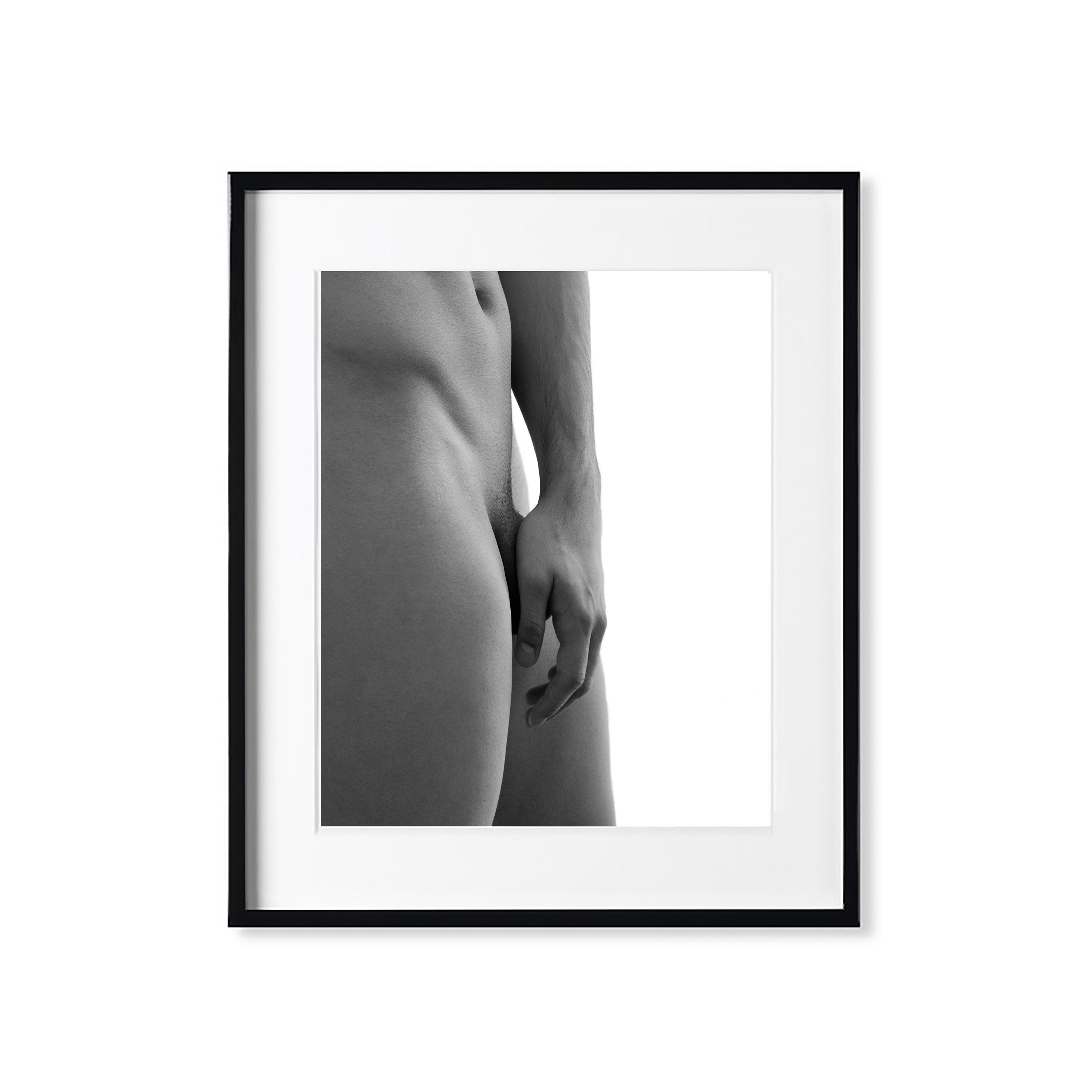 Cape Verdi Nude Ebony Beauty - Male Nude Art Black and White Nude Photography Body Print - Etsy UK