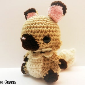 Crochet Rockruff Inspired Chibi Pokemon image 1