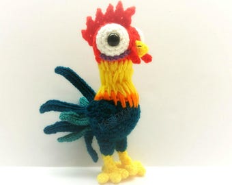 Crochet HeiHei / Rooster Plush (Inspired by Disney's Moana)