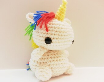 Crochet Chibi Unicorn - Customizable!
