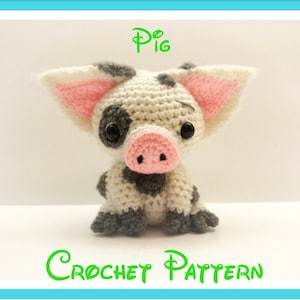 Crochet Pig Pattern - PATTERN ONLY