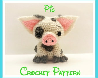 Crochet Pig Pattern - PATTERN ONLY
