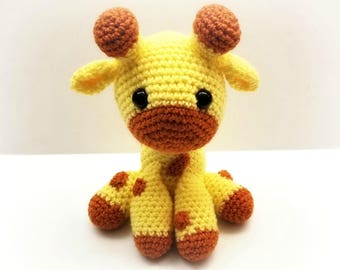 Crochet Sitting Baby Giraffe