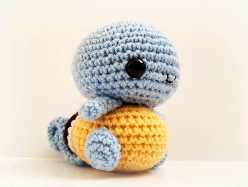 Squirtle Crochet Pattern Pattern Only image 2