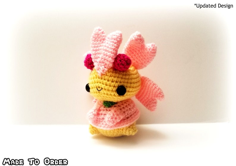 Crochet Cherrim Inspired Chibi Pokemon image 1