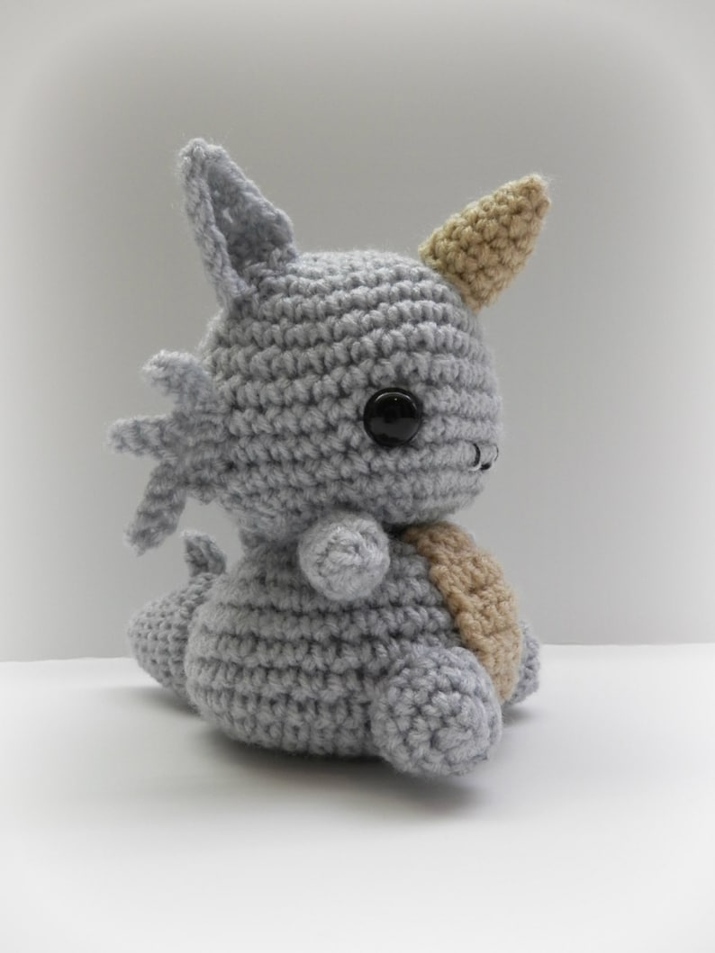 Birthday Rhydon Crochet Rhydon Inspired Chibi Pokemon - Etsy
