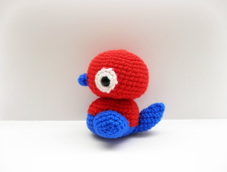 Crochet Porygon Inspired Chibi Pokemon image 3