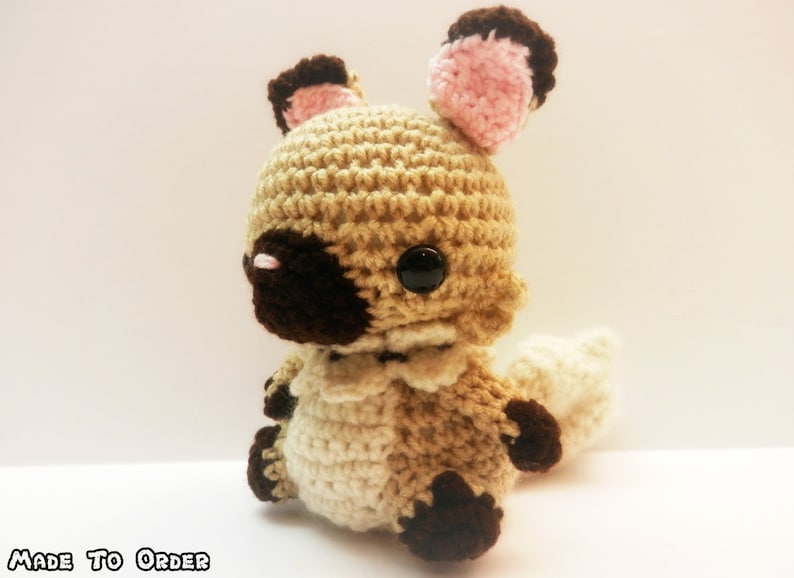 Crochet Rockruff Inspired Chibi Pokemon image 1