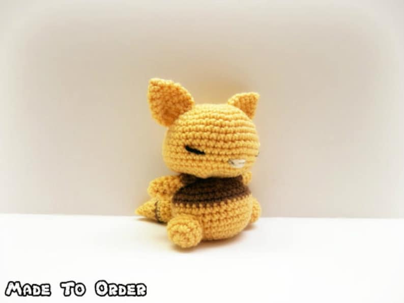 Crochet Abra Inspired Chibi Pokemon image 1