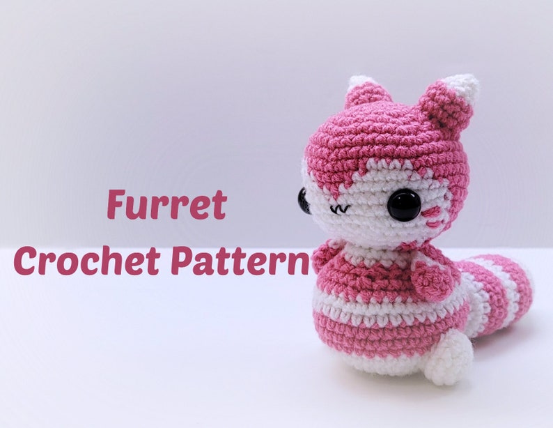 Furret Crochet Pattern Pattern Only English Only imagem 1