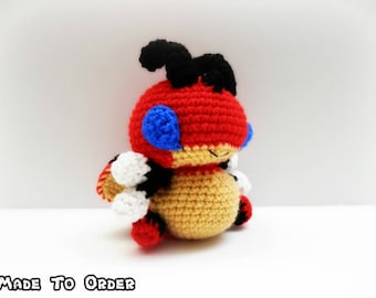 Crochet Ledian Inspired Chibi Pokemon