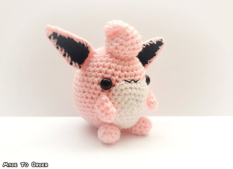 Crochet Wigglytuff Inspired Chibi Pokemon immagine 1