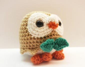 Patrón de crochet Rowlet - Solo patrón