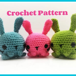 Crochet Chibi Bunny PATTERN ONLY