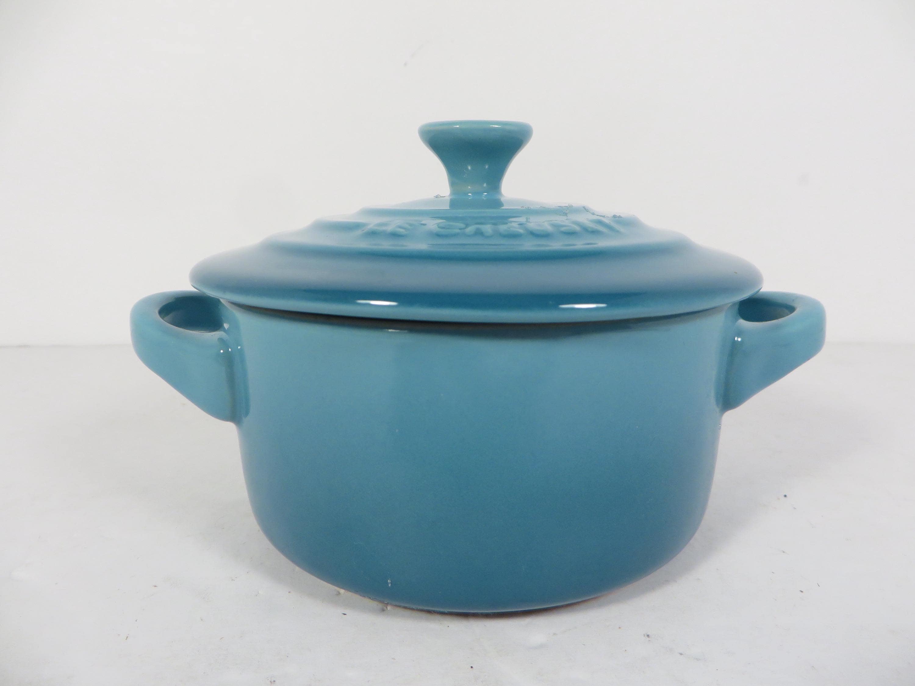 Le Creuset Navy Blue 20cm Used | eBay
