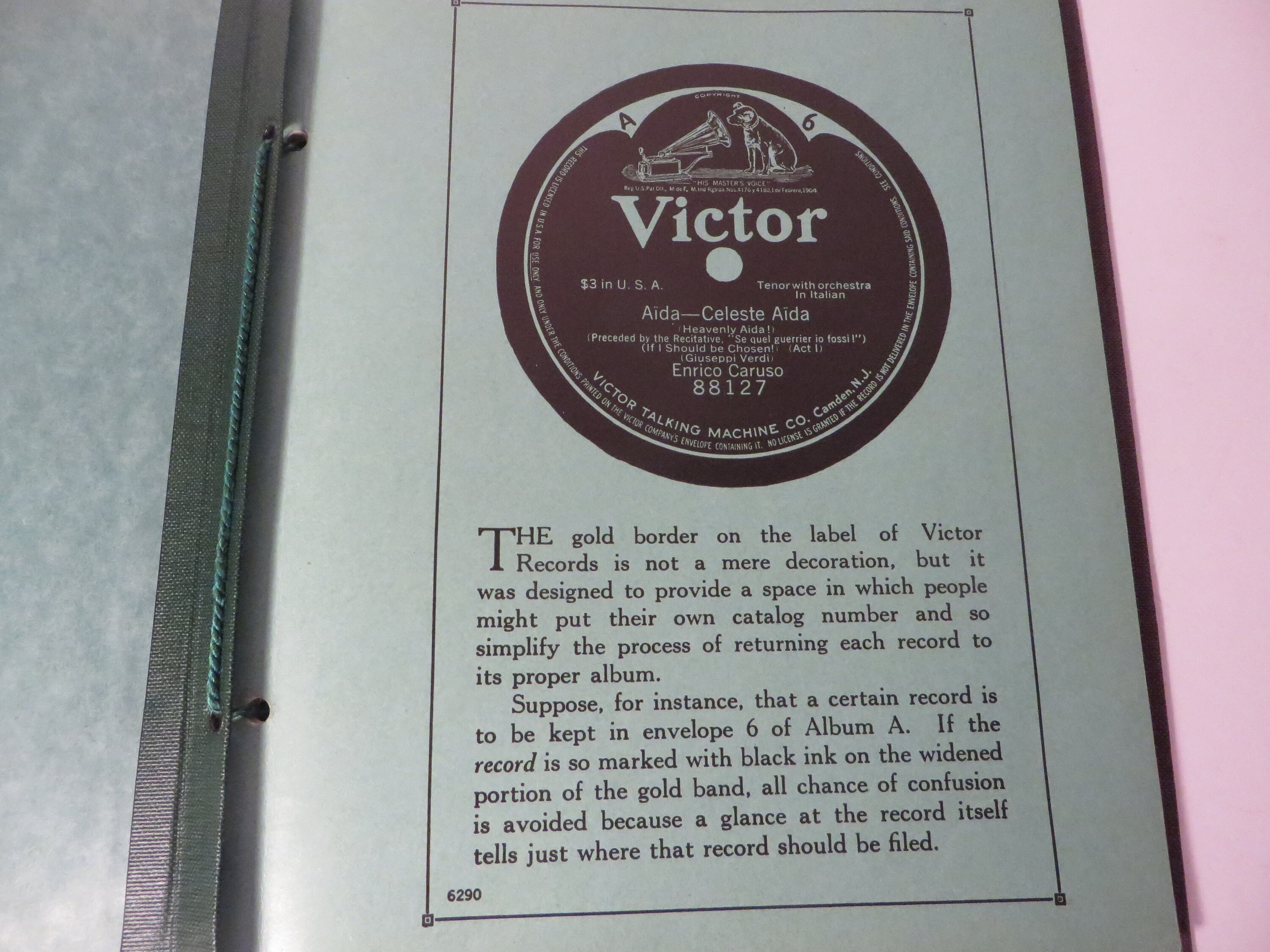 Vintage Victor Records File Victor Records File Book Etsy