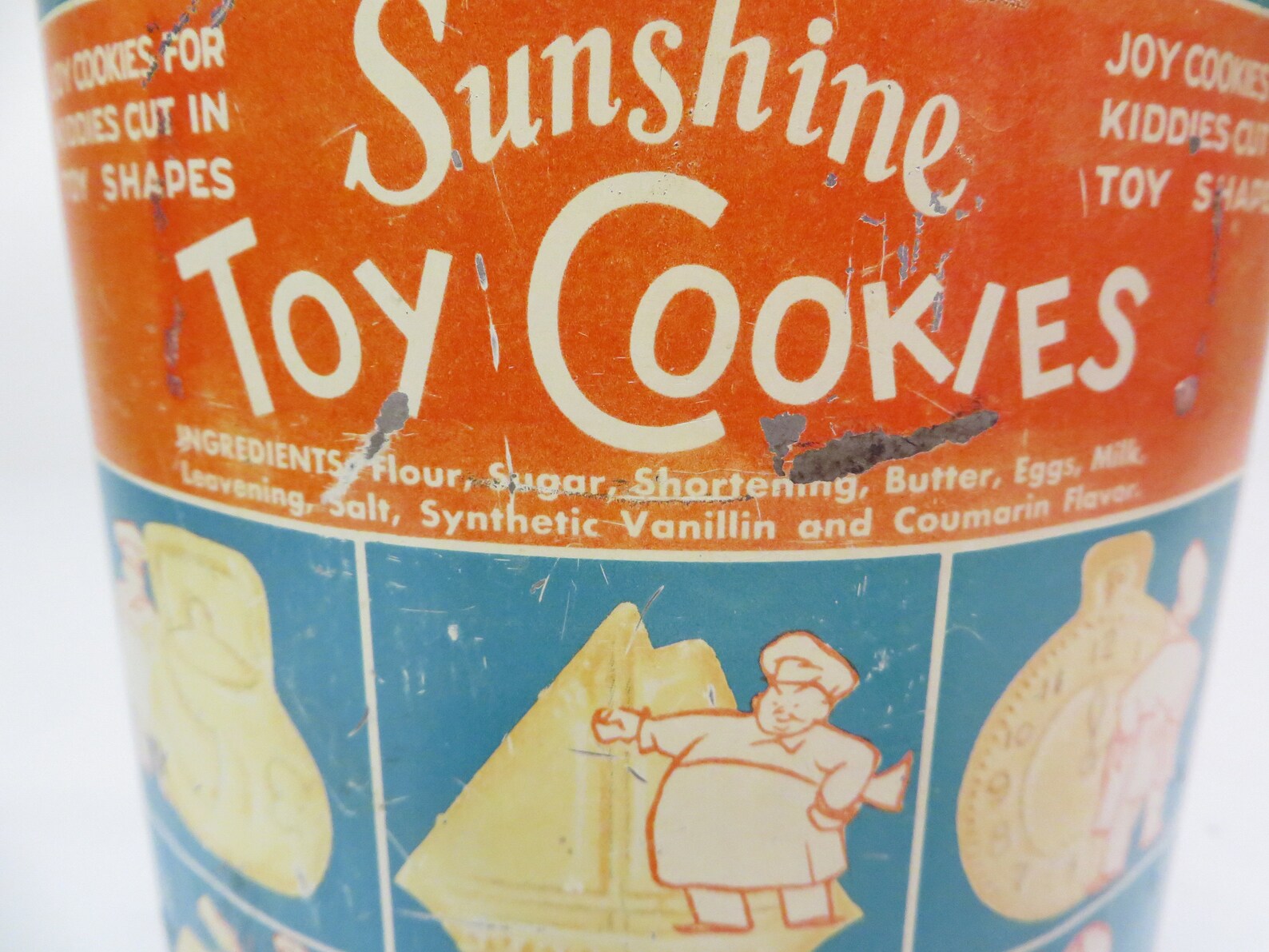 Vintage Sunshine Toy Cookies Tin Loosewiles Biscuit Company Etsy