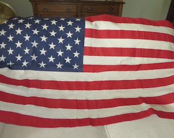 Vintage American Flag 3x5 Feet - Poly Cotton American Flag