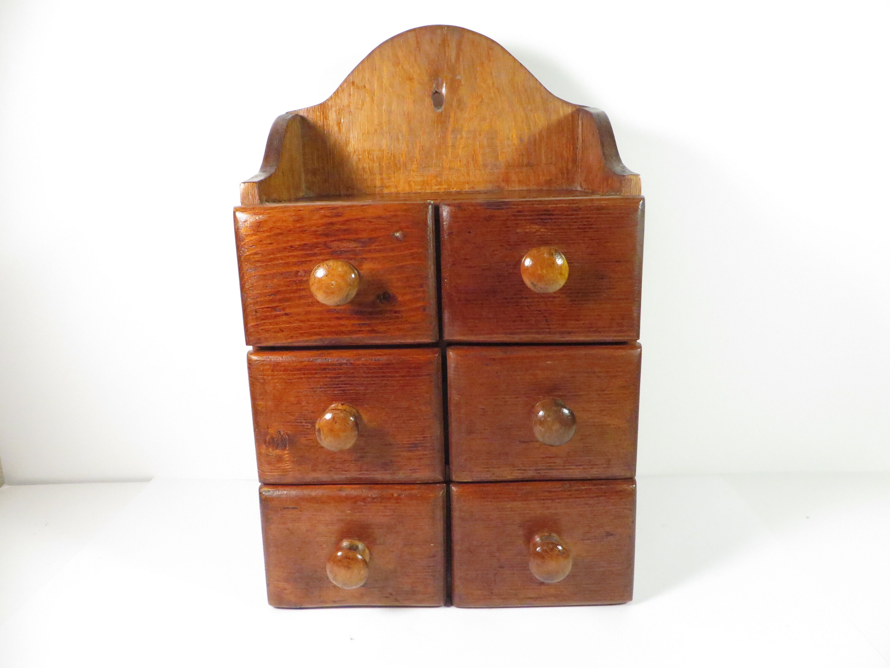 Gabinete de especias de cajón de madera vintage gabinete de | Etsy