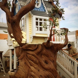 Victorian Tree House or Playhouse with Artificial Tree image 3