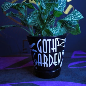 Goth Garden Planter Inside Plant Pot
