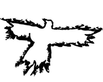 Adesivo de vinil com o símbolo do pássaro de fogo do filme "O Corvo" da Brandon Lee para carros, laptops, canecas, copos e muito mais. Frete grátis nos EUA.