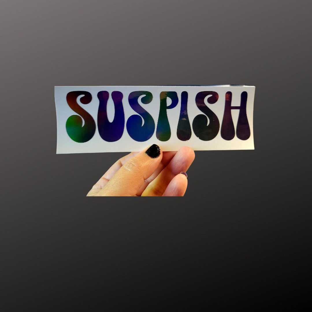SUSPISH Holographic Vinyl Decal FREE SHIPPING in Us - Etsy