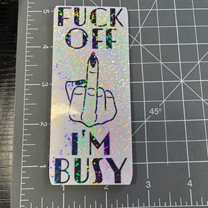 Fuck Off Im Busy Magnetic Bookmark 4inches x 2inches Page Holder Booktok Bookish Bibliophile Book Lover FREE Shipping in US image 10