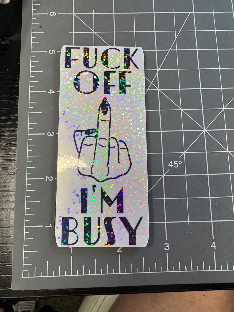Fuck Off Im Busy Magnetic Bookmark 4inches x 2inches Page Holder Booktok Bookish Bibliophile Book Lover FREE Shipping in US image 10