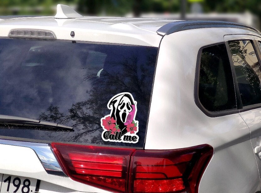 Call Me Ghost  Inspired Vinyl Decal Sticker Horror Movie Sticker Waterproof For Cups and Vehicles FREE SHIPPING for USA