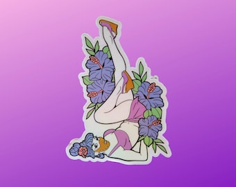 Adesivo de vinil com máscara de Hannibal Pinup holográfico FRETE GRÁTIS