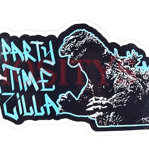 Party Time Godzilla Holographic Sticker Kaiju 2 Sticker Pack