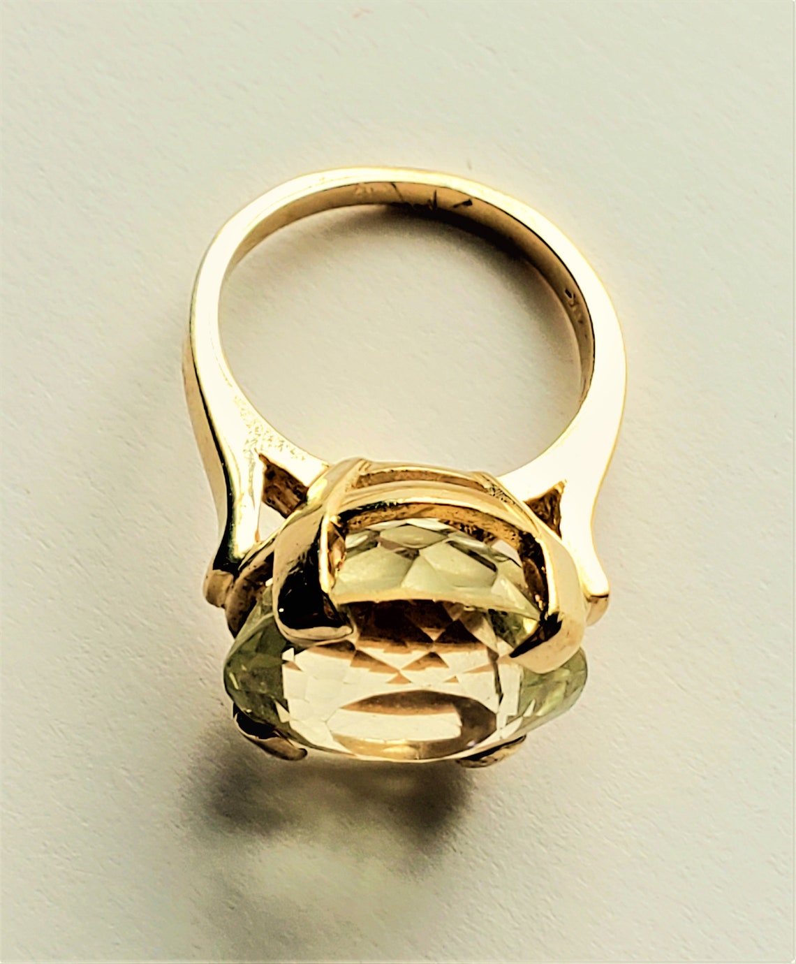 Ungewöhnlicher 50er Jahre Seafoam Grüner Spinell 16TCW 14K | Etsy