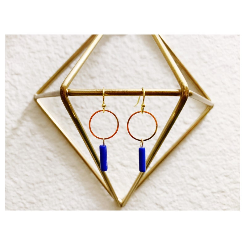 Ai\u2019s Modern Earrings in Lapis