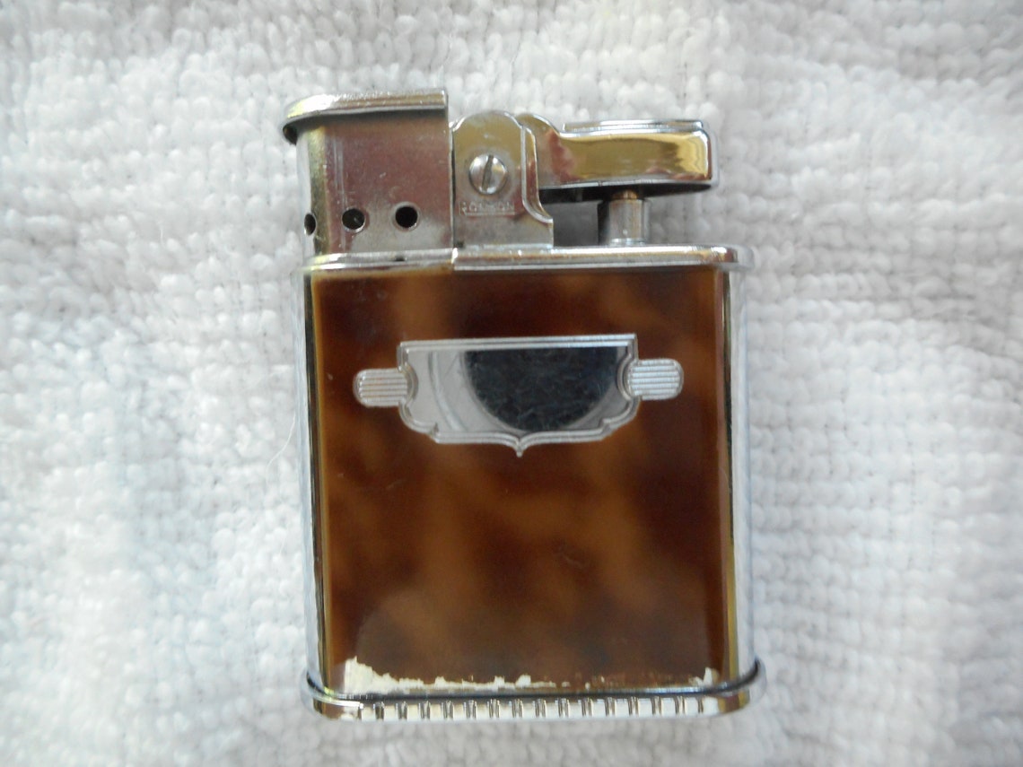 Vintage Ronson Easy Fill Lighter Serviced Tested And Working Etsy
