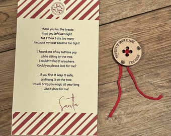 Santa’s Lost Button and Letter