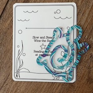 Acrylic Turtle Bookmark
