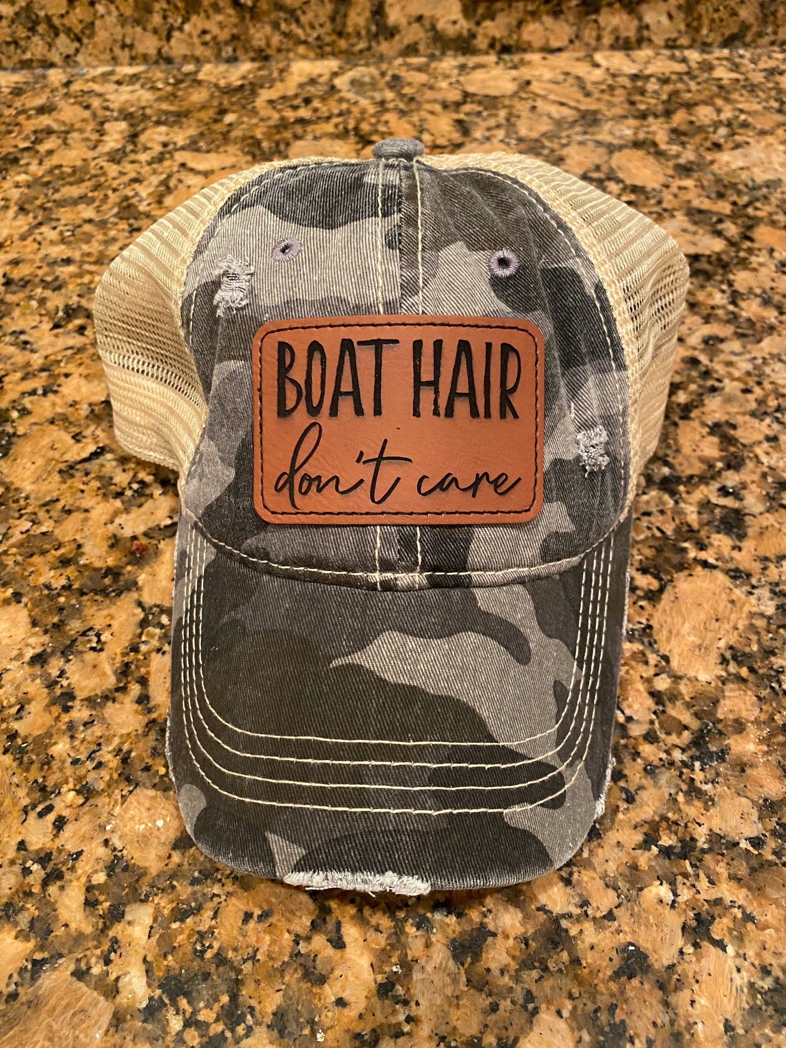 Laser Engraved Leatherette Hat Patch/ Baseball Cap Patch / Etsy