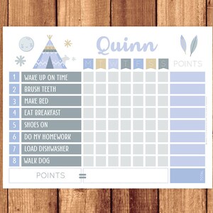 NEW! Weekly Chore Chart Checklist or Reward Chart