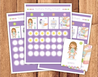 Potty Chart / Potty Training Chart / Potty Reward Chart