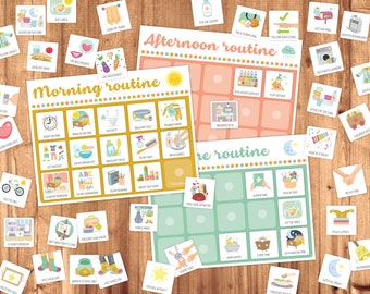 Daily Routine Printable Chart & Cards