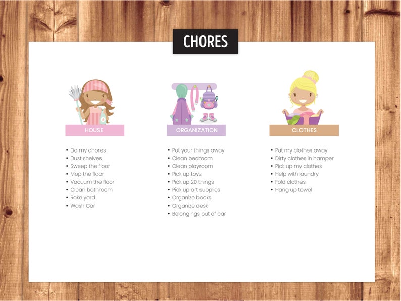 Chore Cards Routine Cards Activity Cards Behavior Cards Bundle image 8