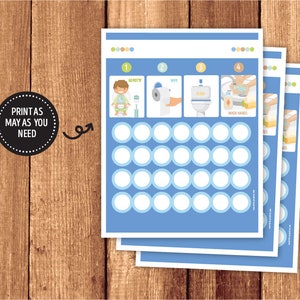 Potty Chart / Potty Training Chart / Potty Reward Chart image 4