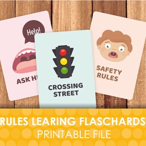 Safety Rules - Crossing Street - Ask Help