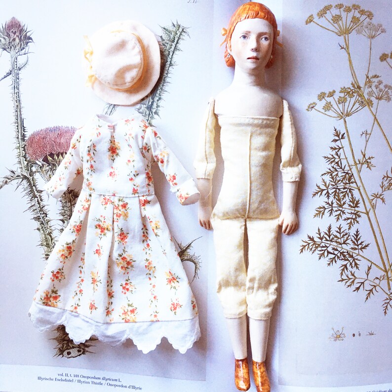 Wooden art doll Etsy