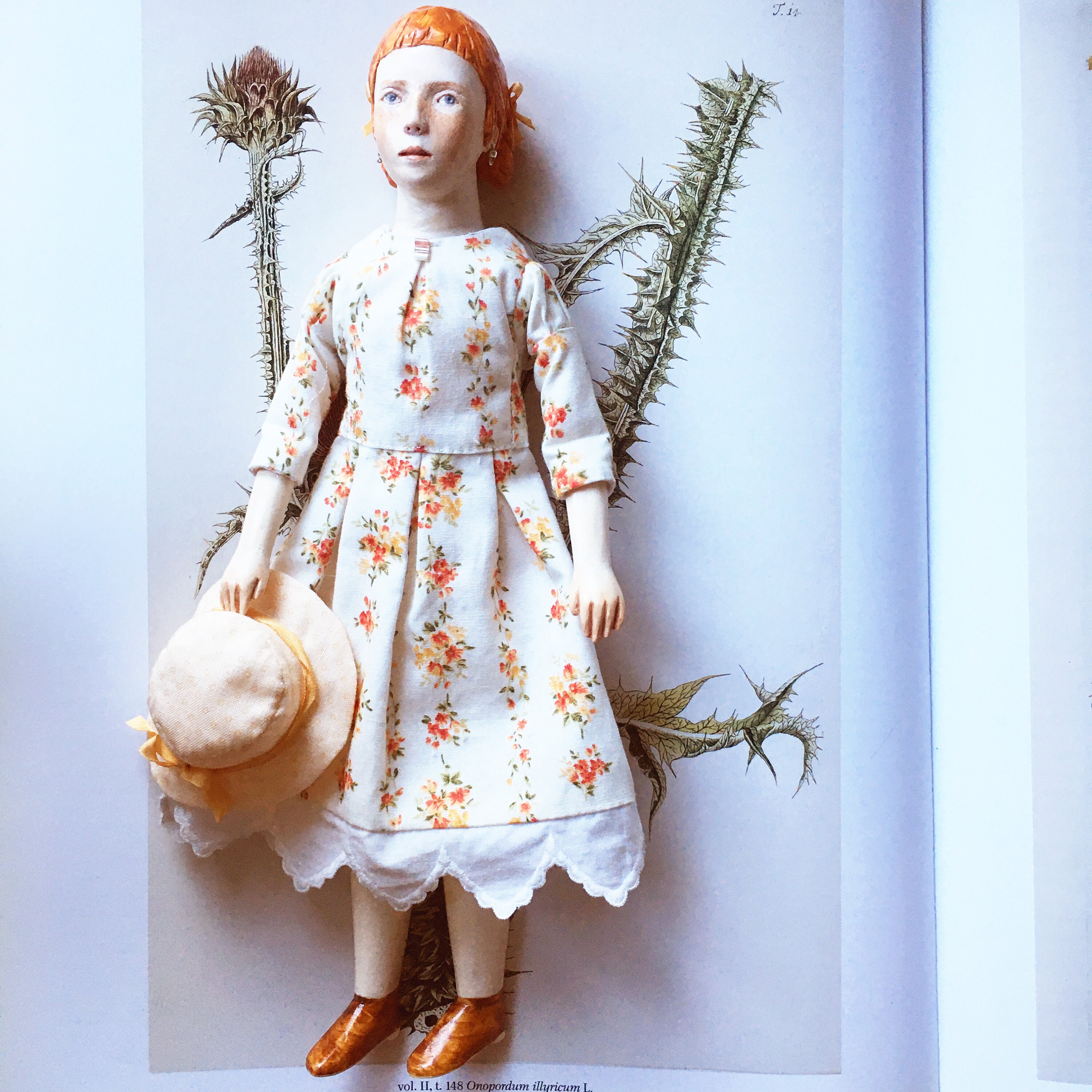 Wooden art doll Etsy
