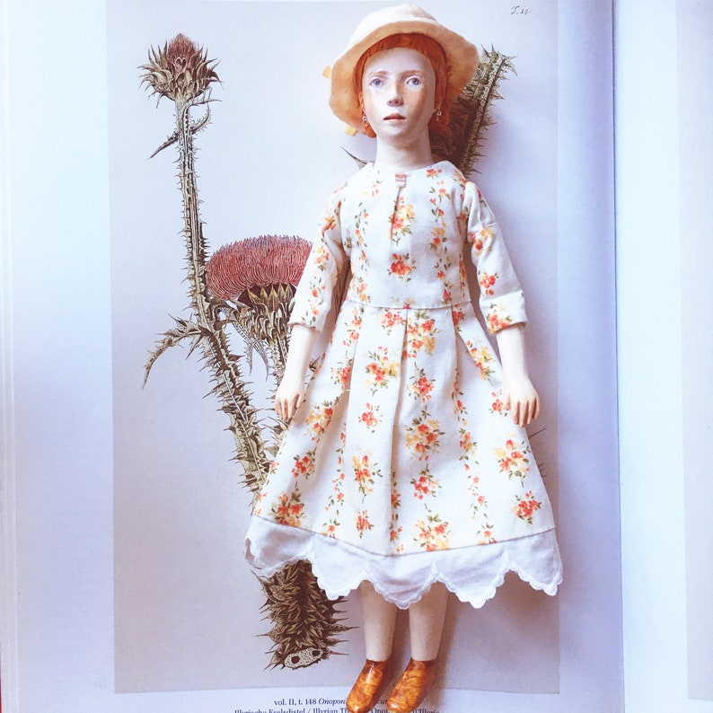Wooden art doll Etsy