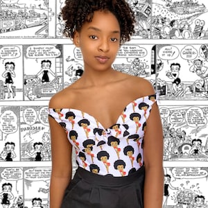 Black Betty Boop Knot Top