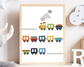 Train Nursery Decor - Etsy